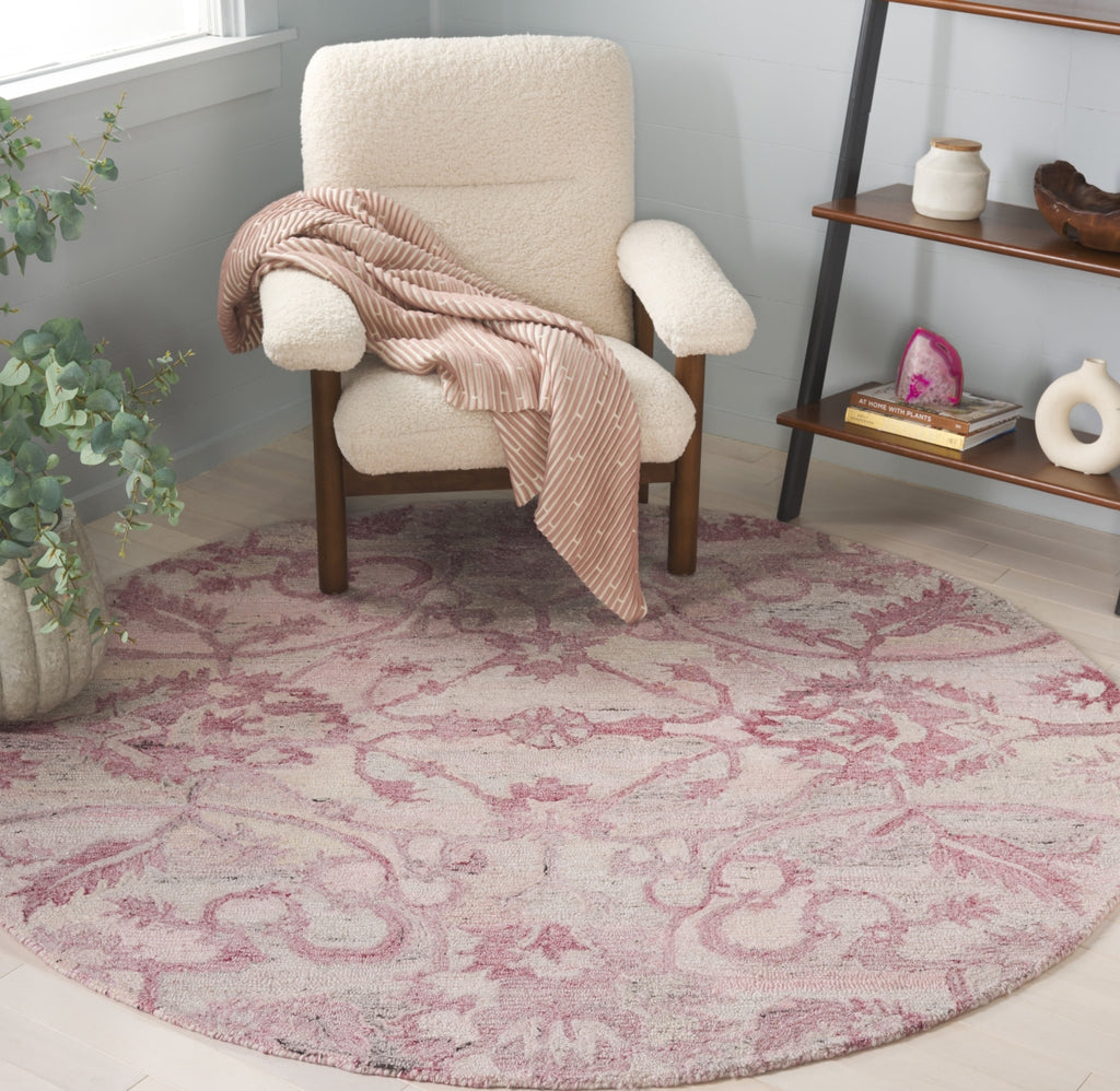 Safavieh Anatolia AN401U Light Pink Area Rug Room Scene Feature