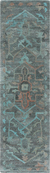 Safavieh Anatolia AN402J Teal / Brown Area Rug Runner