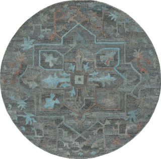 Safavieh Anatolia AN402J Teal / Brown Area Rug Round