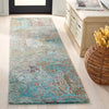 Safavieh Anatolia AN403J Teal / Green Area Rug Room Scene Feature