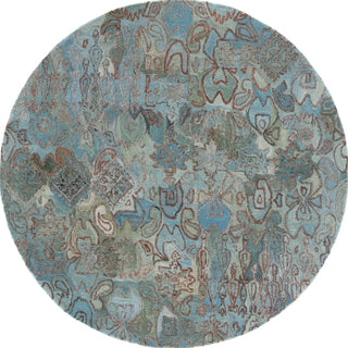 Safavieh Anatolia AN403J Teal / Green Area Rug Round