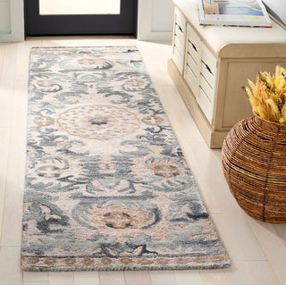 Safavieh Anatolia AN404T Light Brown / Grey Area Rug Room Scene Feature