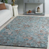 Safavieh Anatolia AN407L Turquoise / Brown Area Rug Room Scene Feature