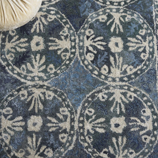 Safavieh Anatolia AN410N Navy / Beige Area Rug Detail