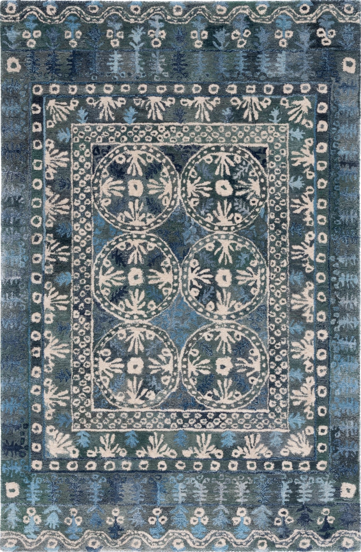 Safavieh Anatolia AN410N Navy / Beige Area Rug main image