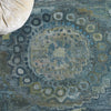 Safavieh Anatolia AN411Y Aqua / Green Area Rug Detail