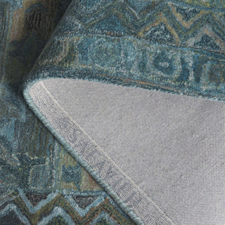 Safavieh Anatolia AN411Y Aqua / Green Area Rug Fold