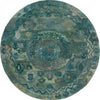 Safavieh Anatolia AN411Y Aqua / Green Area Rug Round