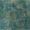 Safavieh Anatolia AN411Y Aqua / Green Area Rug Square