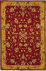 Safavieh Anatolia An526 Burgundy/Gold Area Rug 