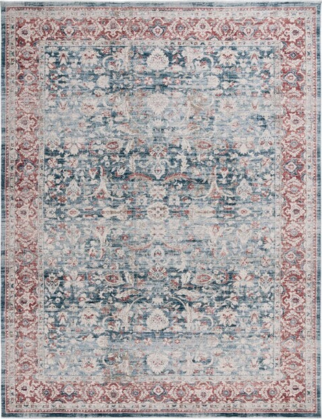 Safavieh Antique Patina ANP640 Blue / Rust Area Rug