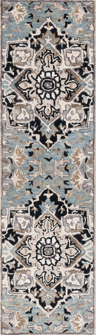 Safavieh Aspen APN107M Blue / Black Area Rug Runner