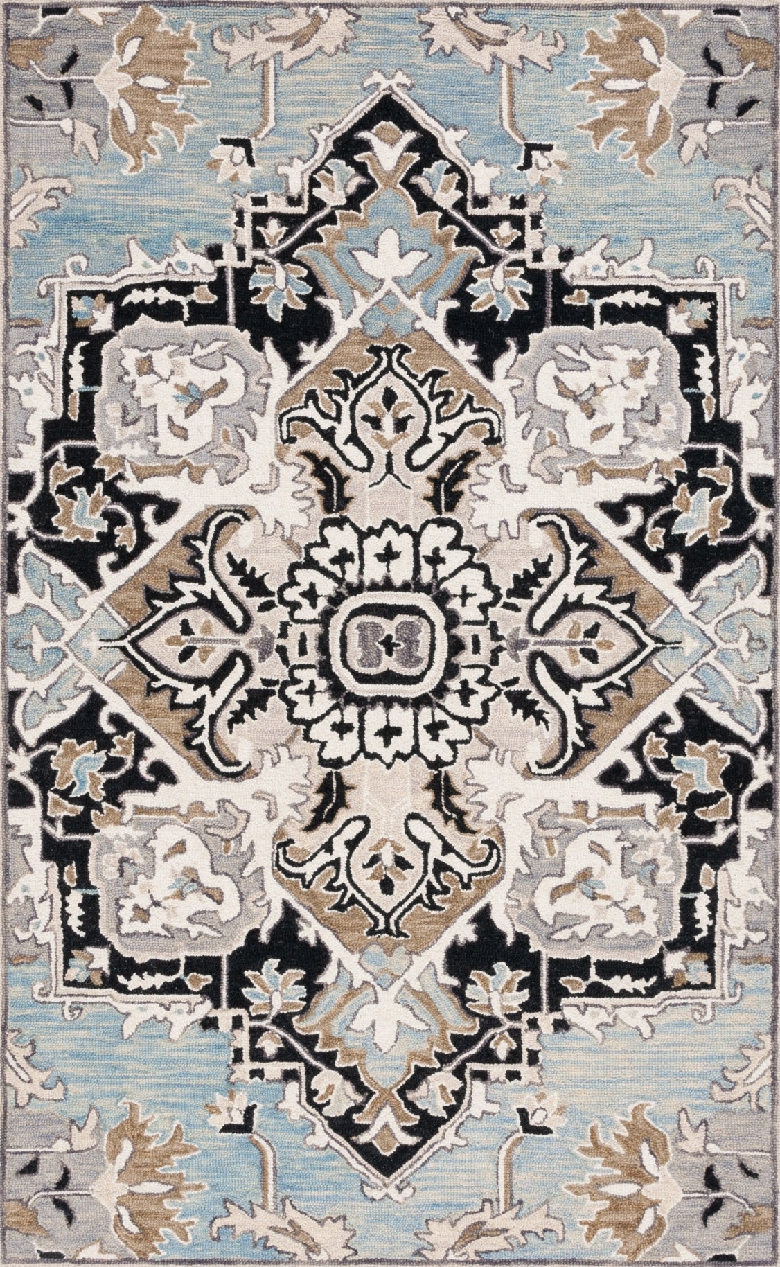 Safavieh Aspen APN107M Blue / Black Area Rug main image