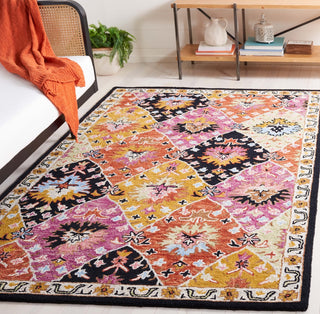 Safavieh Aspen APN108Z Black / Pink Area Rug Room Scene Feature