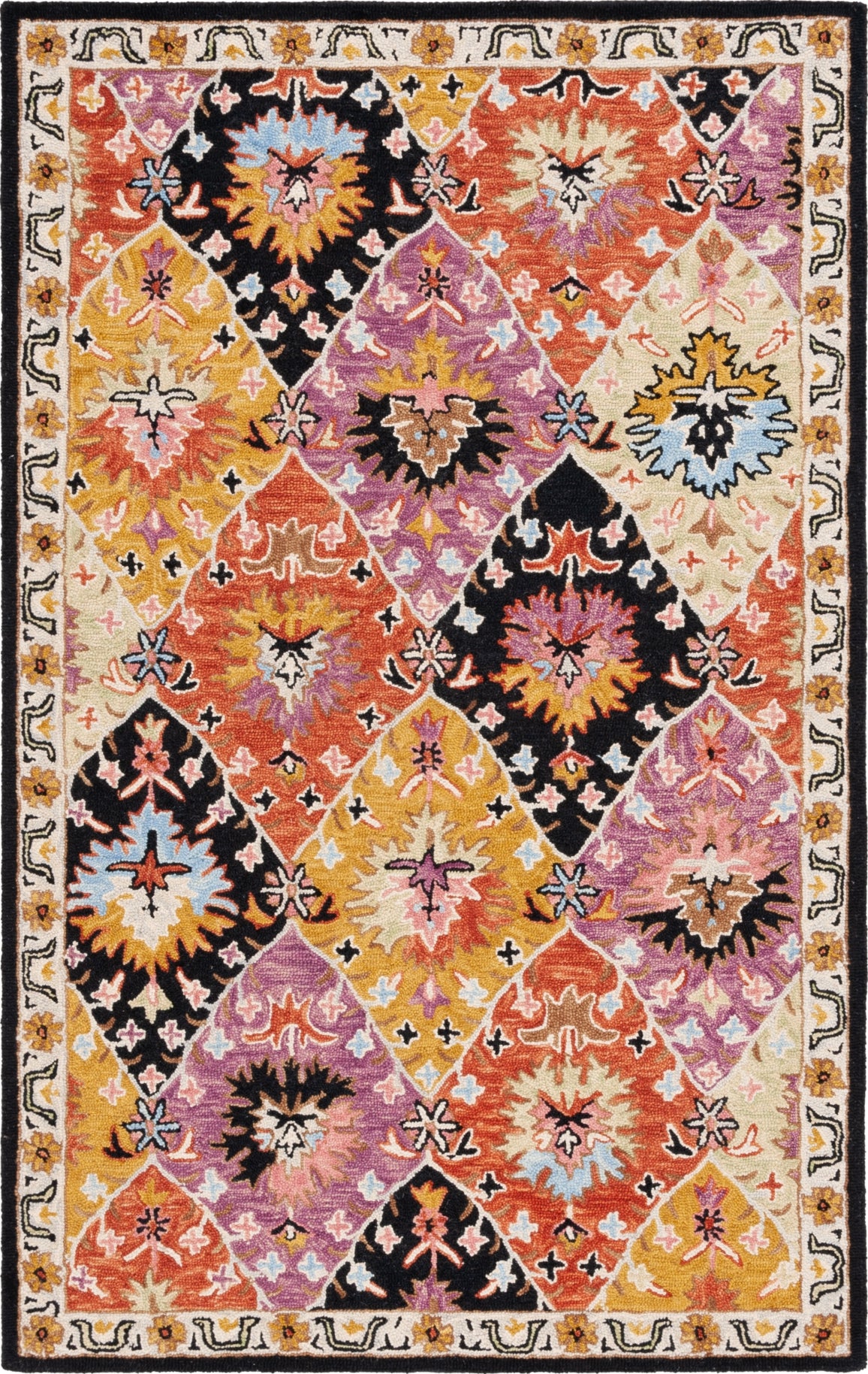 Safavieh Aspen APN108Z Black / Pink Area Rug main image