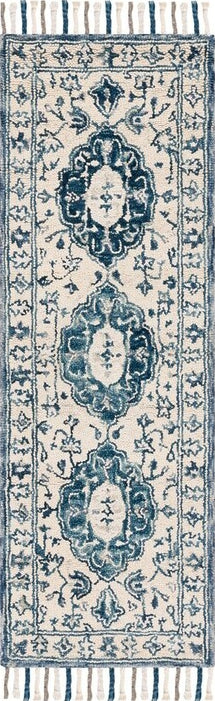 Safavieh Aspen APN125A Ivory / Blue Area Rug Runner