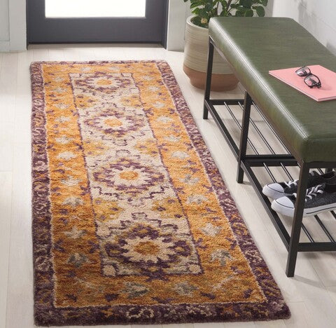 Safavieh Aspen APN127T Brown / Purple Area Rug Room Scene Feature