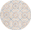 Safavieh Aspen APN264M Ivory / Blue Area Rug Round