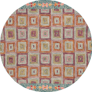Safavieh Aspen APN270U Pink / Gold Area Rug Round