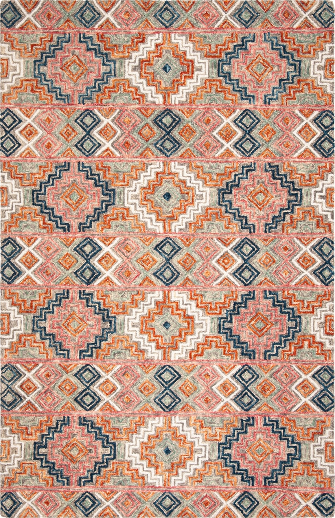 Safavieh Aspen APN279P Orange / Fuchsia Area Rug main image