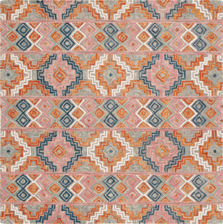 Safavieh Aspen APN279P Orange / Fuchsia Area Rug Square