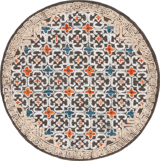 Safavieh Aspen APN294M Blue / Taupe Area Rug Round