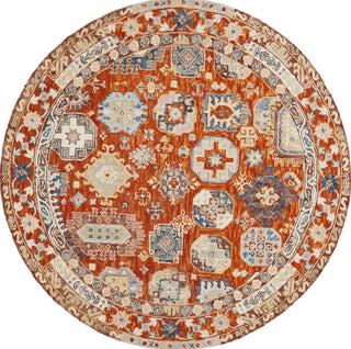 Safavieh Aspen APN305P Rust / Ivory Area Rug Round