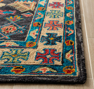 Safavieh Aspen APN521H Charcoal / Blue Area Rug Detail