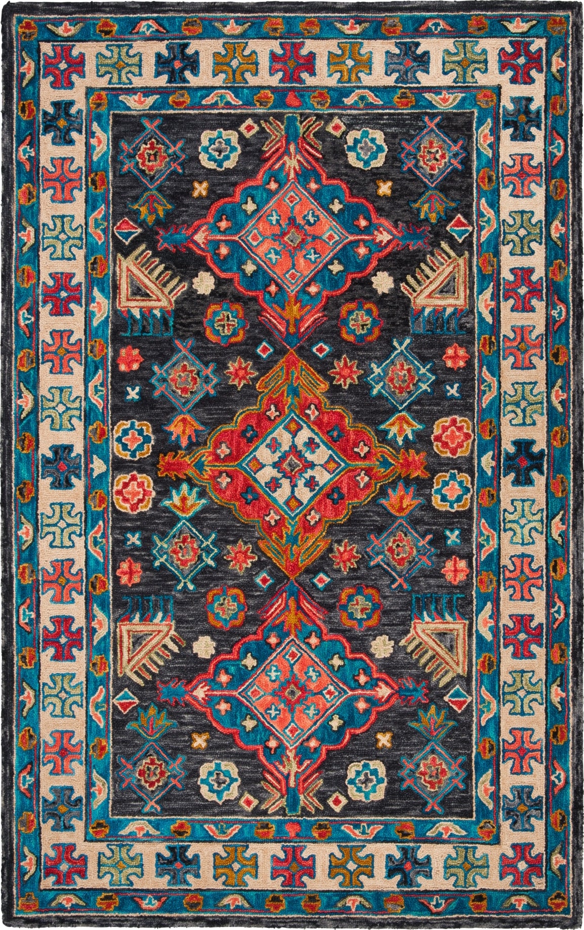 Safavieh Aspen APN521H Charcoal / Blue Area Rug main image