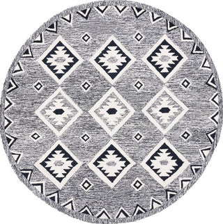 Safavieh Aspen APN814Z Black / Ivory Area Rug Round