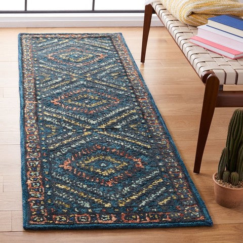 Safavieh Aspen APN815P Rust / Green Area Rug Room Scene Feature