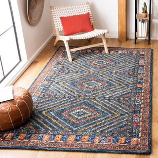 Safavieh Aspen APN815P Rust / Green Area Rug Room Scene