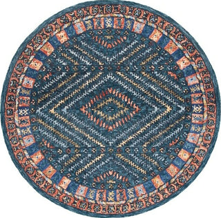 Safavieh Aspen APN815P Rust / Green Area Rug Round