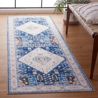 Safavieh Arizona ARZ107 Navy / Ivory Machine Washable Area Rug