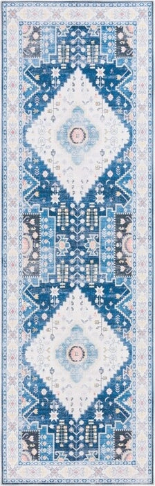 Safavieh Arizona ARZ107 Navy / Ivory Machine Washable Area Rug