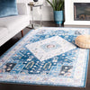 Safavieh Arizona ARZ107 Navy / Ivory Machine Washable Area Rug