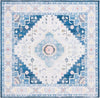 Safavieh Arizona ARZ107 Navy / Ivory Machine Washable Area Rug