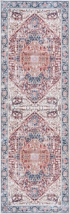 Safavieh Arizona ARZ109 Red / Navy Machine Washable Area Rug