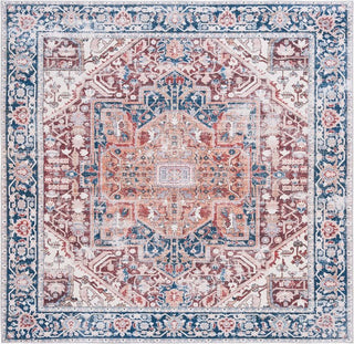 Safavieh Arizona ARZ109 Red / Navy Machine Washable Area Rug