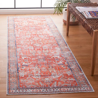 Safavieh Arizona ARZ119 Rust / Aqua Machine Washable Area Rug