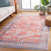 Safavieh Arizona ARZ119 Rust / Aqua Machine Washable Area Rug