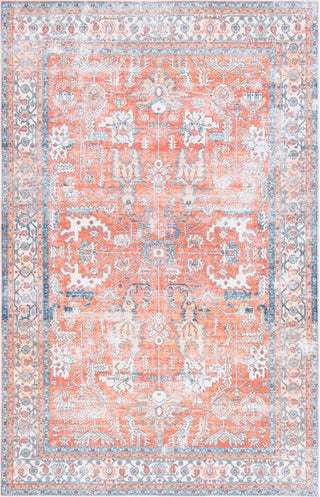 Safavieh Arizona ARZ119 Rust / Aqua Machine Washable Area Rug