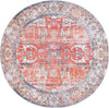 Safavieh Arizona ARZ119 Rust / Aqua Machine Washable Area Rug