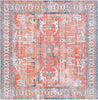 Safavieh Arizona ARZ119 Rust / Aqua Machine Washable Area Rug