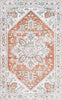 Safavieh Arizona ARZ120 Ivory / Rust Machine Washable Area Rug