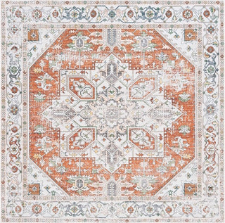 Safavieh Arizona ARZ120 Ivory / Rust Machine Washable Area Rug