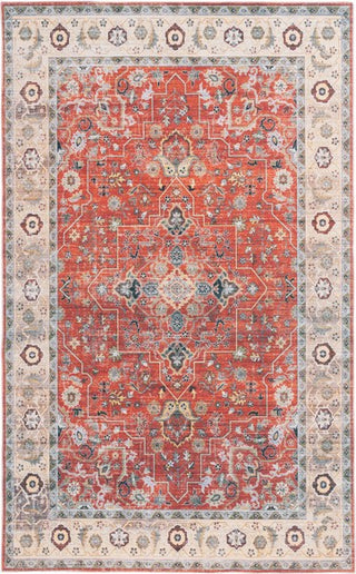 Safavieh Arizona ARZ126 Rust / Beige Machine Washable Area Rug