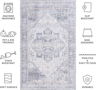 Safavieh Arizona ARZ137 Grey / Light Machine Washable Area Rug