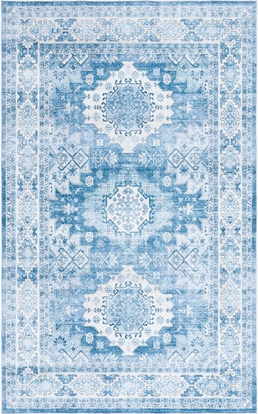 Safavieh Arizona ARZ512 Light Blue / Machine Washable Area Rug