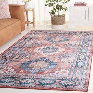 Safavieh Arizona ARZ512 Blue / Rust Machine Washable Area Rug